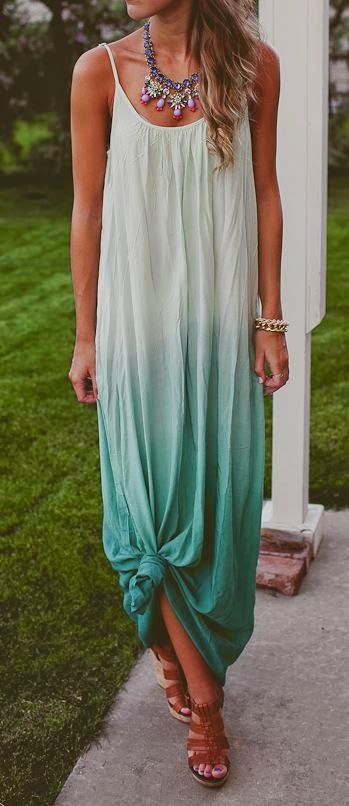 lindsay ombre maxi dress