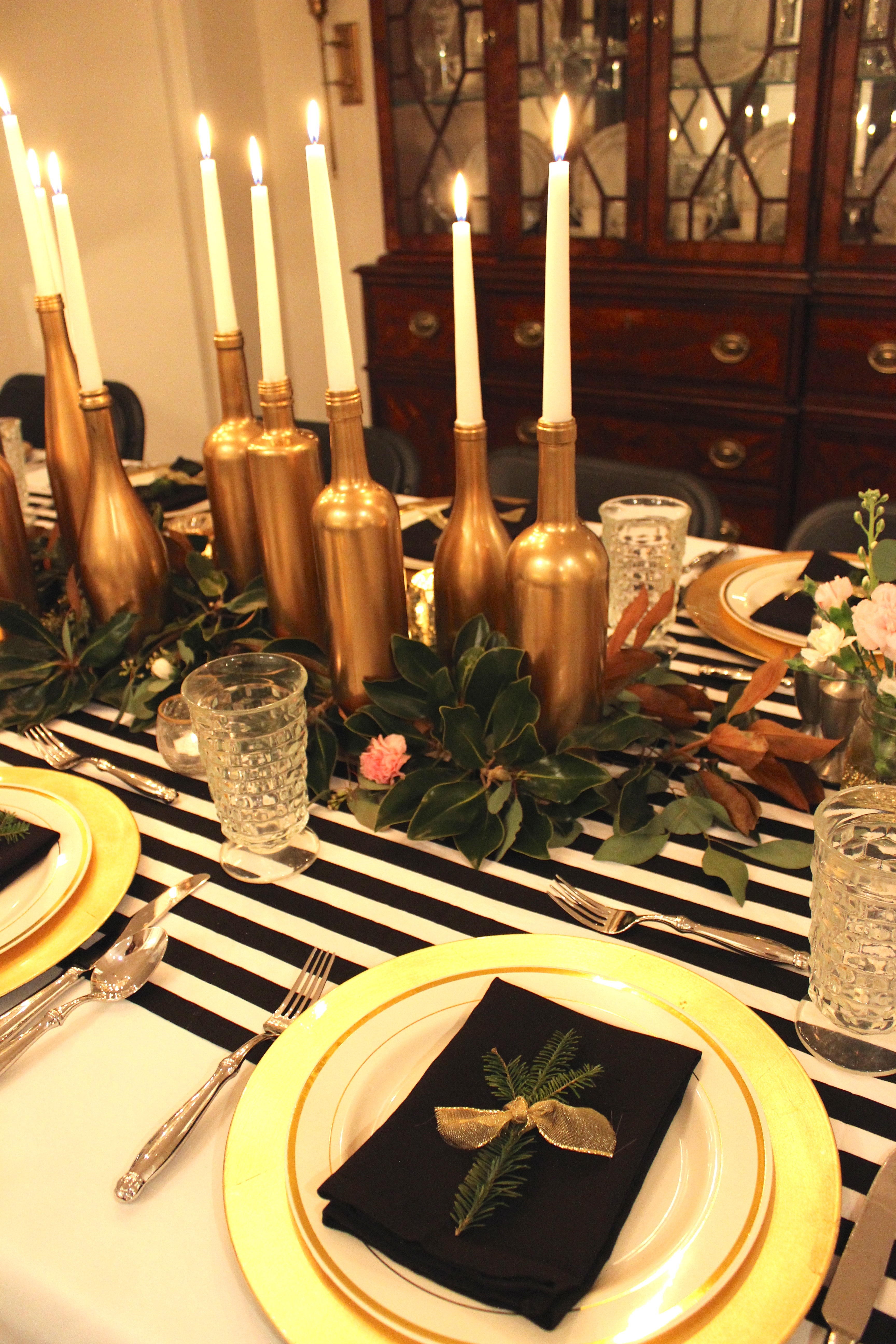 Gold, Black, and White: My 30th Birthday Dinner Party - SevenLayerCharlotte