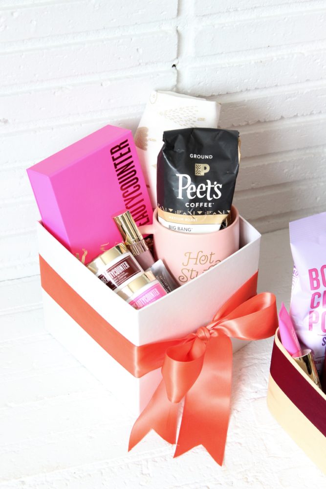 Beautycounter holiday gift sets; christmas gift basket ideas for moms